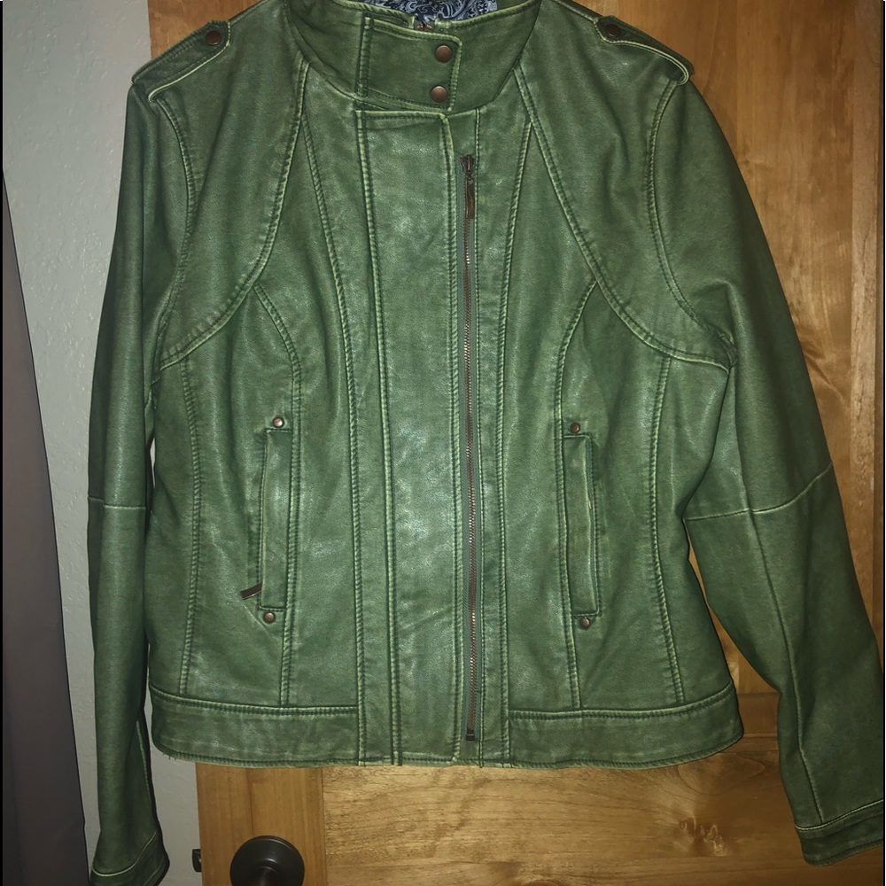 Faux leather Moto Jacket